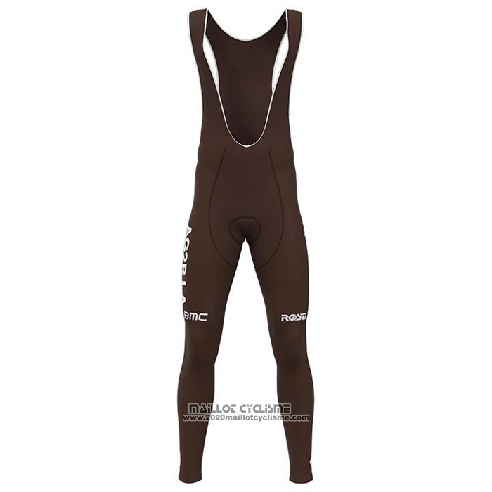 2021 Maillot Cyclisme Ag2r La Mondiale Blanc Manches Longues et Cuissard